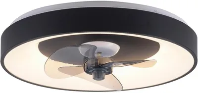 Image de Plafonnier LED JUST LIGHT Venika, avec ventilateur, 36 W, 4250 lm, CCT, Ø 48,6 cm