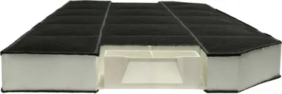 Produktbild von vhbw 2x Aktivkohlefilter kompatibel mit Siemens LI39031, LI38030, LI38030CH Dunstabzugshaube - 49,6 x 23 x 3 cm