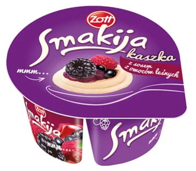 Obrázek produktu pro Zott Smakija Kaszka manna o smaku śmietankowo-owocowym 130 g