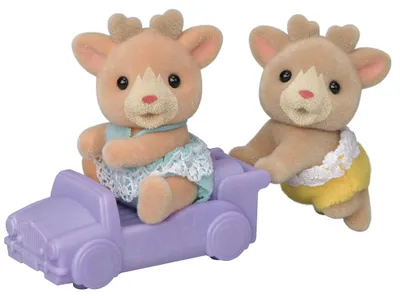 Productafbeelding van Doll - SYLVANIAN FAMILIES - Reindeer Twins - White - Mixed - 5693