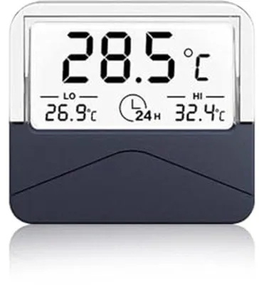 Immagine prodotto di Termometri digitali per acquari ad alta precisione con allarme di temperatura - per acquari marini e d'acqua dolce