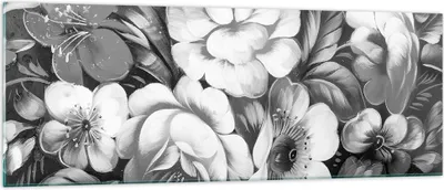 Produktbild von Bilder auf glas - Blume Blumenstrauß Blatt - 140x50cm - Glasbilder - Wandbilder - Kunstdruck - zum Aufhängen bereit - Wanddekoration aus Glas - Glas Bilder - Wandbild auf Glas - GAB140x50-3896
