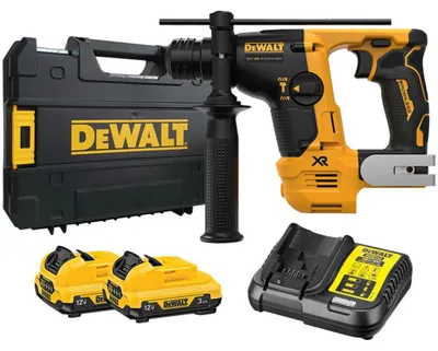 DEWALT Bohrhammer 12V DCH072L2 1,1J 2-Gang 2x3,0Ah