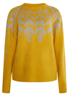 Immagine prodotto di Maglione da donna Jeona - color curry, multisfumato. Taglia XL