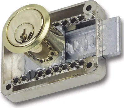 Obrázek produktu pro JuNie 2828 Zámek s cylindrickou vložkou BN 0101, leštěná mosazná vložka