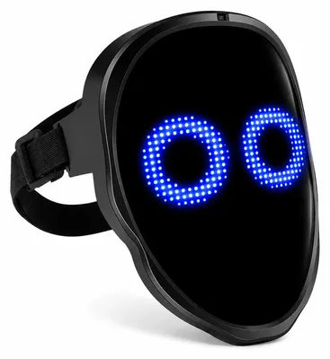 Produktbild von LED Maske, Programmierbare RGB Gesichtmaske mit APP, Musiksteuerung und anpassbaren Bildern für Halloween und Partys