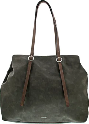 Produktbild von Rieker Damen Shopper Handtasche erweiterbar viel Stauraum H1028, Farbe:Grün
