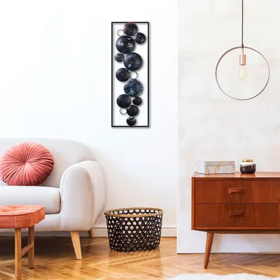 Obrázok produktu pre Wallity, Space, dekorácia na stenu, viacfarebná, kov, 90 x 32 cm