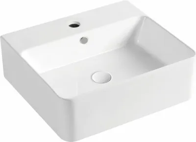 Zdjęcie produktu dla Umywalka ceramiczna NEASA 46x42cm, biała