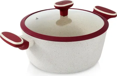 Produktbild von Granittopf mit Glasdeckel TERRESTRIAL 24 cm, 4,2 l