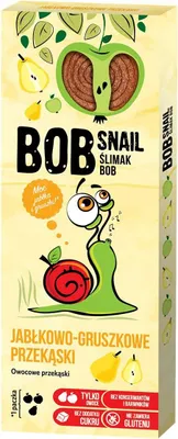 Immagine prodotto di ROLLS DI MELE E PERE SENZA ZUCCHERO AGGIUNTO, SENZA GLUTINE 30 g - BOB SNAIL