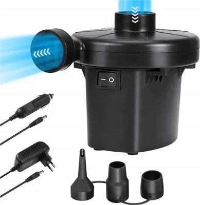 Produktbild von Elektrische Matratze Ball Pumpe Kompressor 12V/230V + Satz Von Tipps