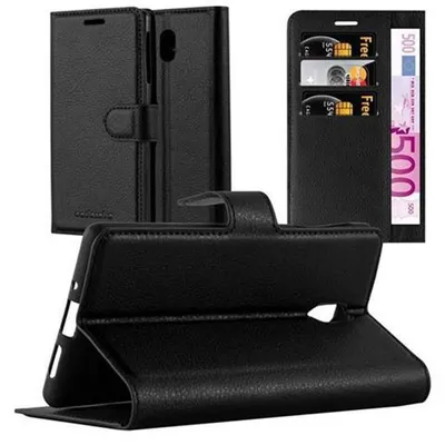 Immagine prodotto di Cadorabo cover per Nokia 3 2017 cover protettiva in nero custodia per cellulare cover chiusura magnetica