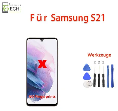 Produktbild von Für Samsung S21 TFT G991 LCD Display mit Rahmen Touchscreen Bildschirm