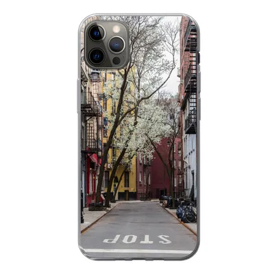 Produktbild von MuchoWow® Handyhülle Schutzhülle Hülle für iPhone 13 Pro Max New York - Amerika - NYC Silikon Softcase Handy Hülle - Mobiltelefon