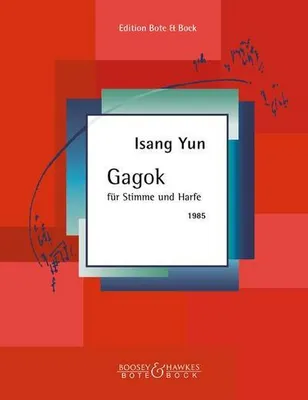 Produktbild von Gagok: Singstimme und Harfe. Spielpartitur.
