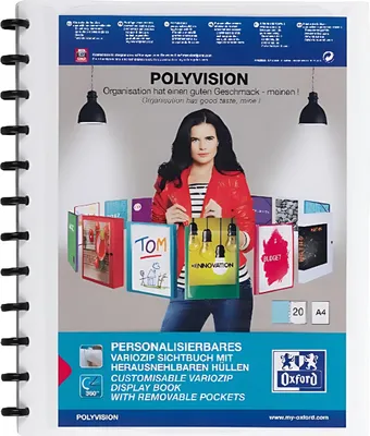 Image de Oxford Ringmappe polyvision mit vario-zipp-Prinzip