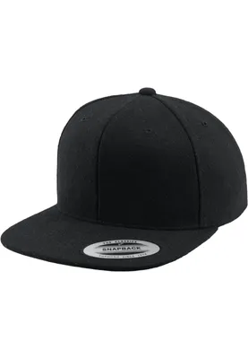 Immagine prodotto di Yupoong Melton Wool Snapback Cap schwarz Uni