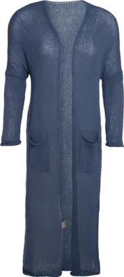 Produktbild von Knit Factory Jasmin Lange Strickjacke - Jeans - 40/42