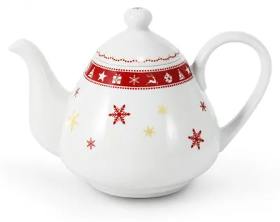 Produktbild von Weihnachtsporzellan, Kaffee-/Teekanne, tschechisches Porzellan, 1,20 l, Leander