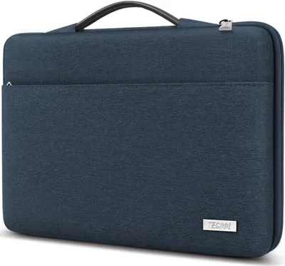 Zdjęcie produktu dla Etui na laptop 13,3 cala - kompatybilne z MacBook i Surface - kolor granatowy (denim)