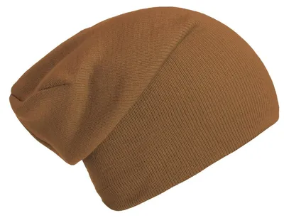 Produktbild von Wintermütze klassische Slouch Beanie one size - Khaki