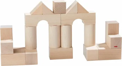 Produktbild von HABA Basisbausteine-Grundpackung, 1 Jahr(e), 26 Stück(e), Buche