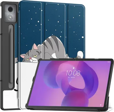 Produktbild von Lenovo Idea Tab Pro Hülle - Coverup Tri-Fold Ständer Klapphülle mit Schlaf/Wach-Funktion - Herz