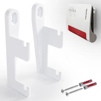 Produktbild von Wandhalterung passend für FritzBox 7590 7530 7510 Router Halter Halterung