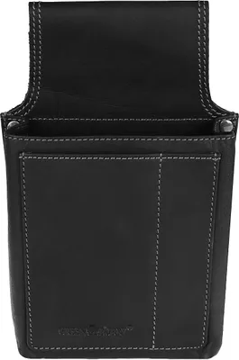 Zdjęcie produktu dla Greenburry Vintage Black Belt Bag - Skórzany portfel kelnerski 14,5 cm