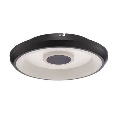 Produktbild von Lindby Smart Lynden LED-Deckenlampe Ø 38 cm schwarz RGB Tuya