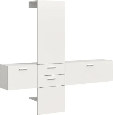 Produktbild von Vaga Garderobenmöbel Set 3 Teile weiß.