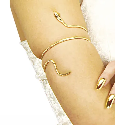 Produktbild von Schlangenarmband Gold