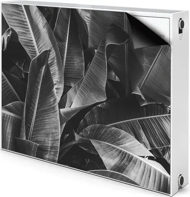 Produktbild von Magnet Heizung Verkleidung Abdeckung Heizung Heizkörperabdeckung 110x60 cm  - Groß, Blätter