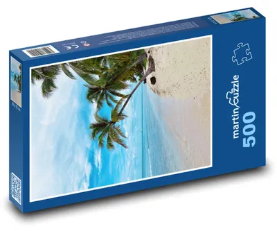 Obrázek produktu pro martinpuzzle - Puzzle 500 - Pláž - palmy, moře