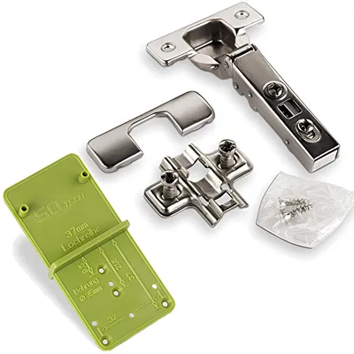 Produktbild von SOTECH Topfband T45 Eckanschlag 110° – Automatikscharnier, Klickmontage, SOFT-CLOSE