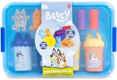 Produktbild von RMS International Bluey Spielset Knete Sand Tablett für Kinder