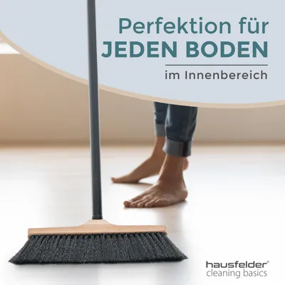 Produktbild von Besen Set: Zimmerbesen 30cm + Zimmerbesen 40 cm + 2 Handfeger)