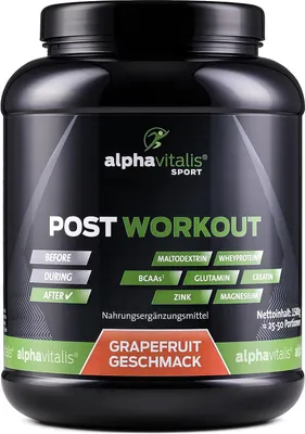 Produktbild von Alphavitalis Post Workout Shake | 1500g Grapefruit