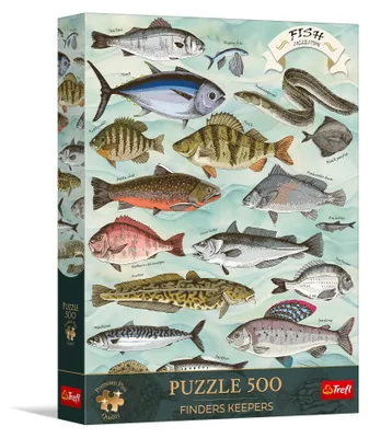 Imagen del producto de TREFL Puzzle Premium Plus Finders Keepers: Peces, 500 piezas