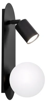 Zdjęcie produktu dla Kinkiet ruchomy reflektorek ARIES czarno-biały 2xG9+GU10x10W metal wym:35x14x15cm IP20 Kaja