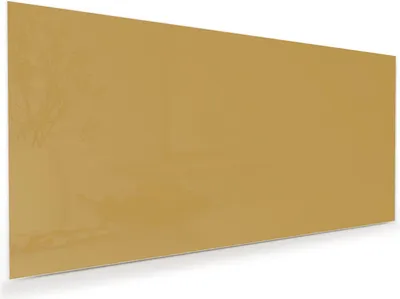 Produktbild von Glasbild 60x30cm in XXL für Wohnzimmer, Schlafzimmer Motiv Khakibrauner Hintergrund