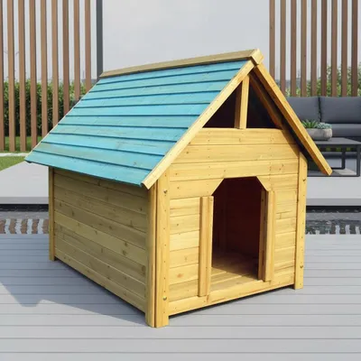 Immagine prodotto di 95cm cane canile gabbia per cani resistente alle intemperie casa di legno cane animale domestico canile cane grotta