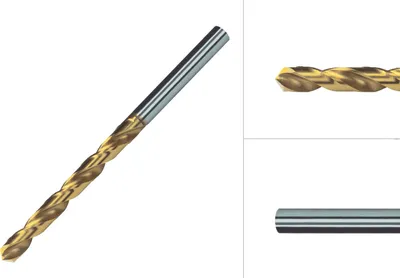 Immagine prodotto di Punta per legno duro HSS-G TiN 6,5 mm - Per 10 pezzi