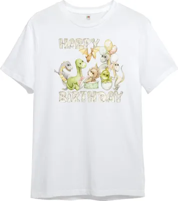Produktbild von PAULGOS Kinder T-Shirt, Geburtstag Dinosaurier