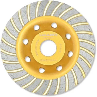 Produktbild von Diamantschleiftopf 125 mm Beton Granit Stein Estrich Turbo Topfscheibe