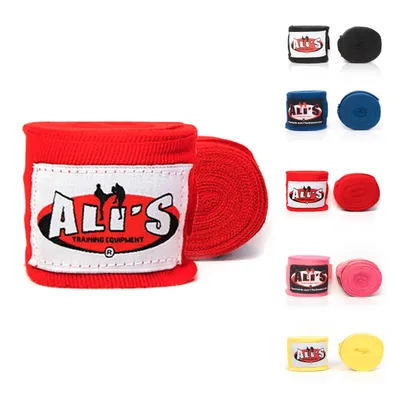 Produktbild von Ali's Fightgear BPC Boxbandagen – 460 cm – Rot – Elastisch & Atmungsaktiv – Optimaler Handgelenkschutz für Boxen, Kickboxen & Muay Thai