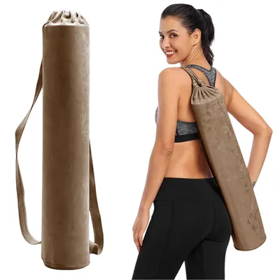 Produktbild von Gym Yogatasche Sporttasche für Pilates Yogamatten & Yoga-Zubehör, Braun