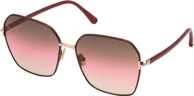 Immagine prodotto di Tom Ford - Occhiali da sole "Claudia" da donna SY395 (Taglia unica) (Bordeaux)