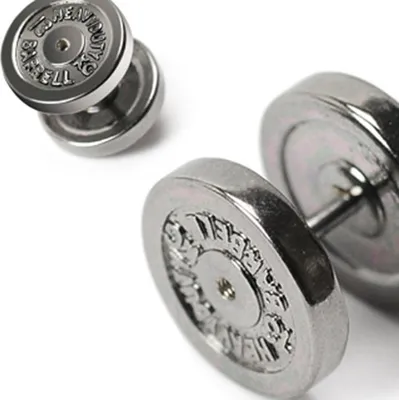 Produktbild von Fake Plug Piercing Ohrstecker Hantel Gewicht